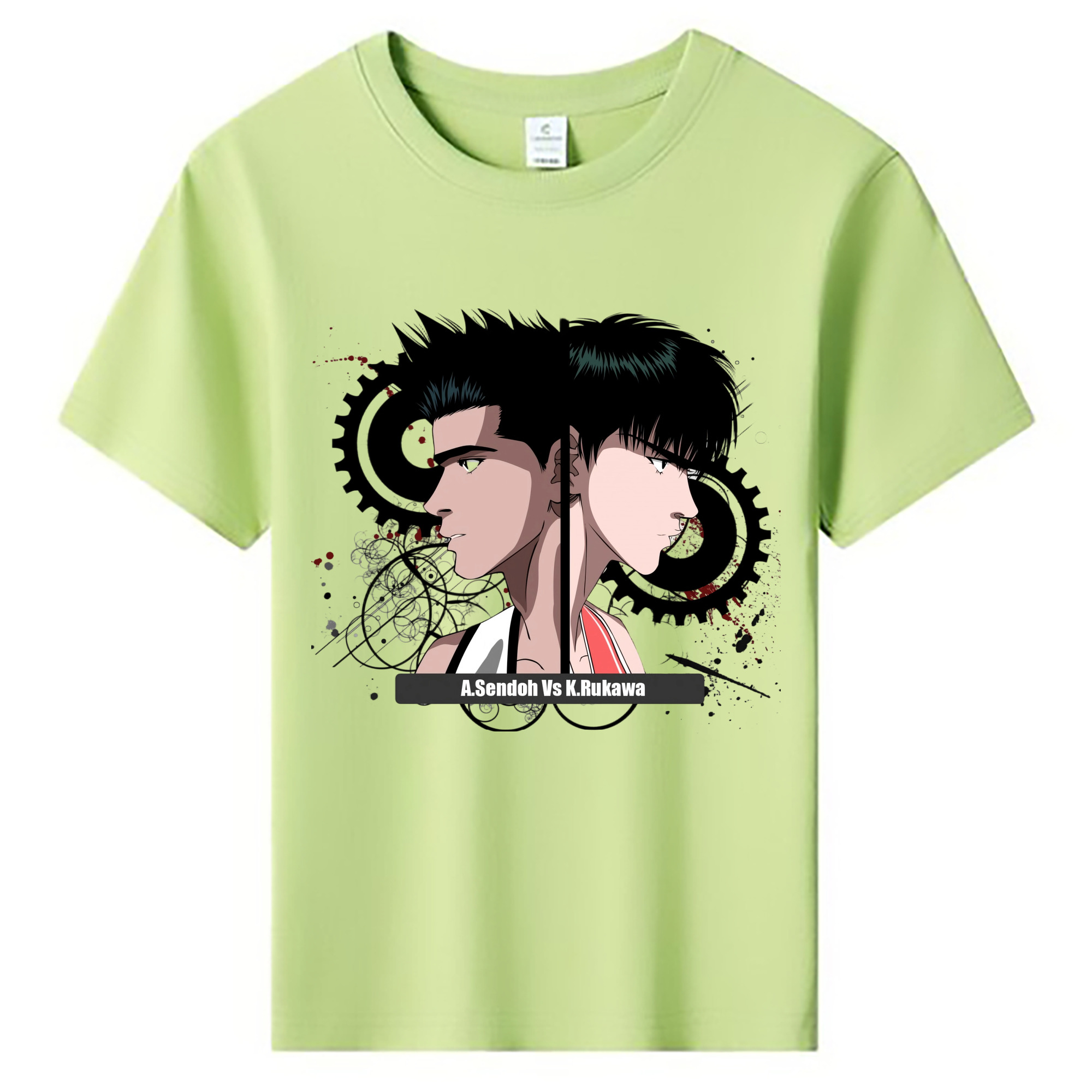 （画像用） SLAM DUNK／スラムダンク 綿100％キッズTシャツ（フロントプリント）